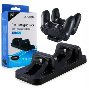 Dock soporte cargador para mando control joustick ps4 1