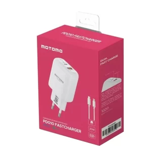 Cargador Carga Rapida 20W Dual De Pared Con Cable Lightning